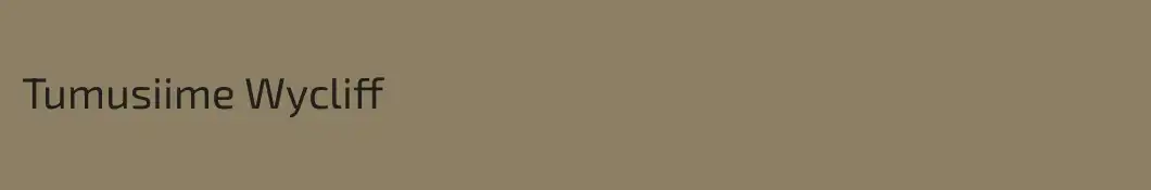Tumusiime Wycliff